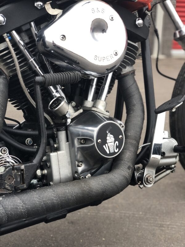 Vanilla Cycles Harley-Davidson Shovelhead Points Cover